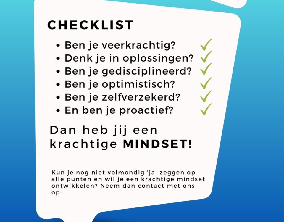 checklist positieve mindset